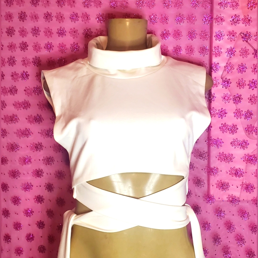 Tie- Around Peek-a-boo Top